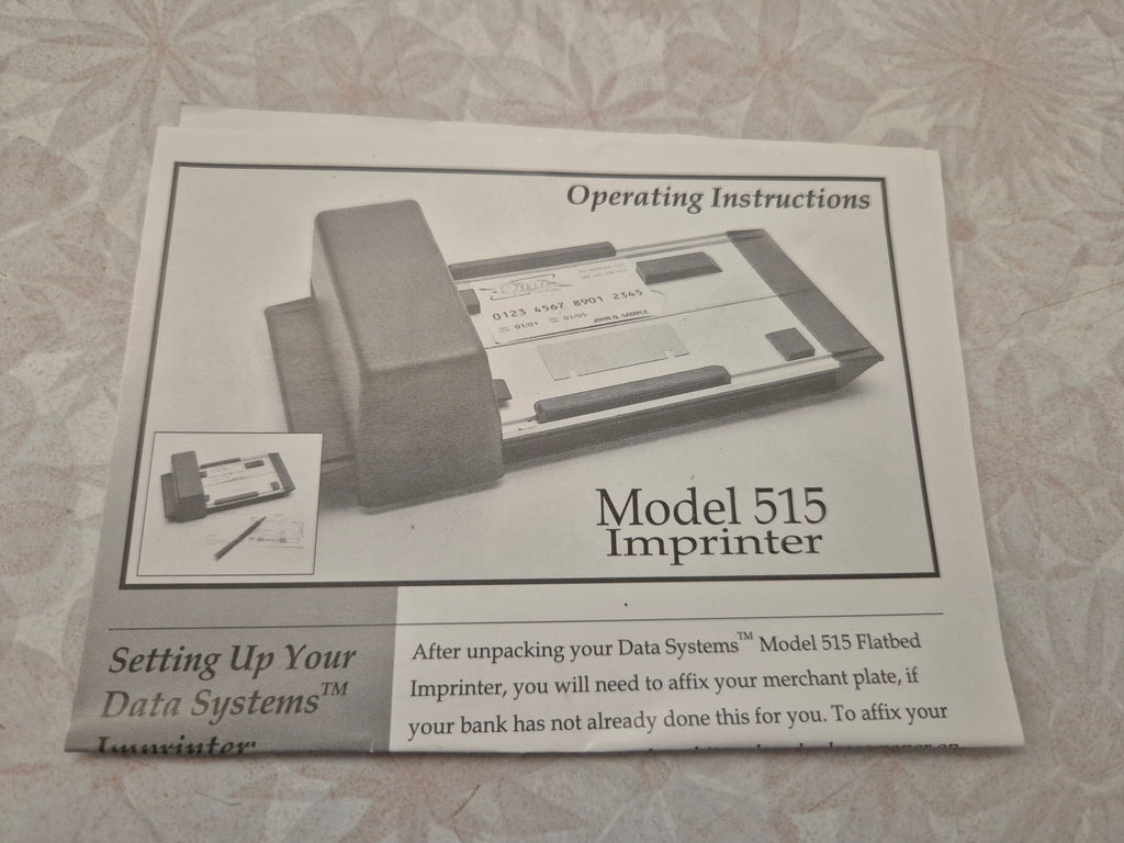 “Zip Zap” Imprinter – Vintage Model 515  New in Original Box (Display Only)